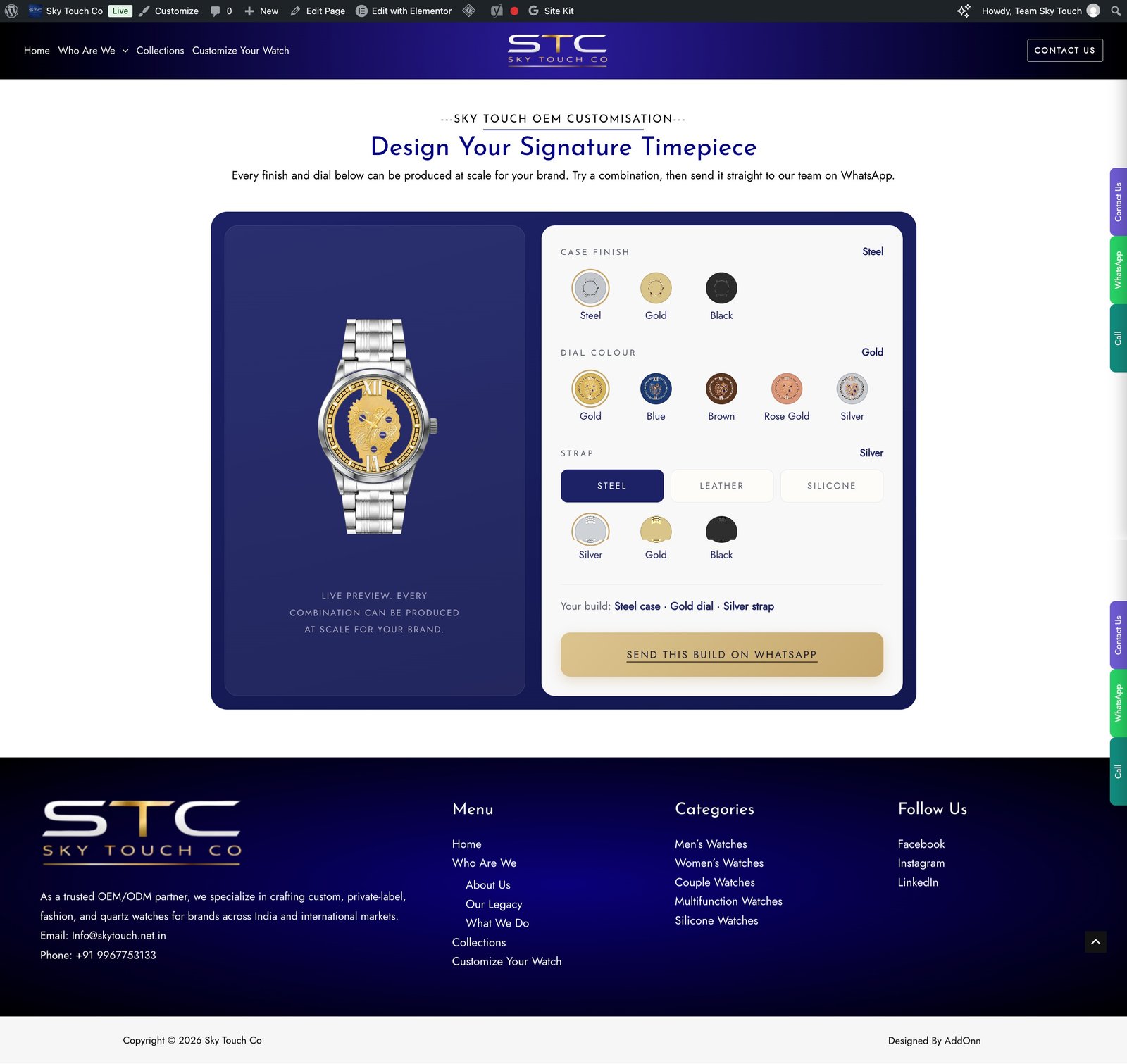 SkyTouch website screenshot